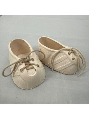 Vtg 1980s Cabbage Patch Kids Doll White Sneaker Shoes Coleco Kidcore Aesthetic